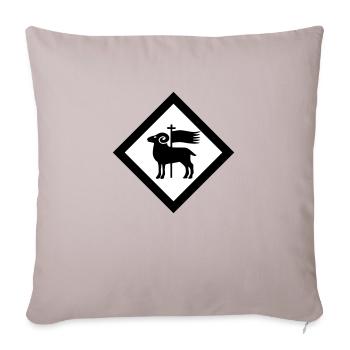 Gotland - Sofa pillowcase 17,3'' x 17,3'' (45 x 45 cm) - light taupe - Front