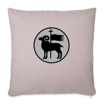 Gotland - Sofa pillowcase 17,3'' x 17,3'' (45 x 45 cm) - light taupe - Front