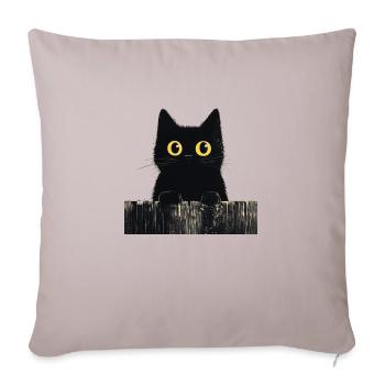 Feed Me Human, Chemise d’amoureux des chats, Sacs, Chemise, Débardeur - Housse de coussin décorative 45 x 45 cm - taupe clair - Devant