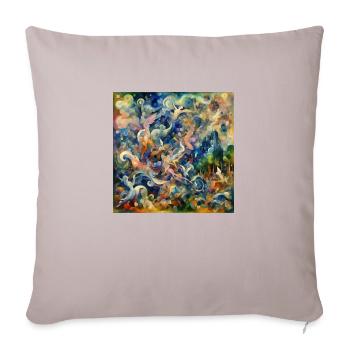 Design Marc Chagall - Sofa pillowcase 17,3'' x 17,3'' (45 x 45 cm) - light taupe - Front