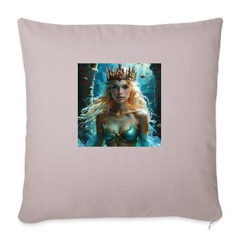 OCEAN GODESS DELUXE - Sofakissenbezug 45 x 45 cm - helles Taupe - Vorne