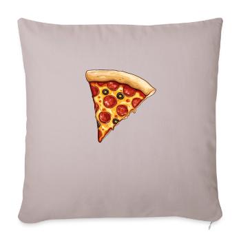 Pizza - Sofa pillowcase 17,3'' x 17,3'' (45 x 45 cm) - light taupe - Front