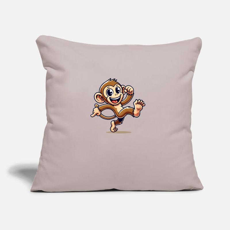 Monkey Comic Sofa pillowcase 17,3'' x 17,3'' (45 x 45 cm)