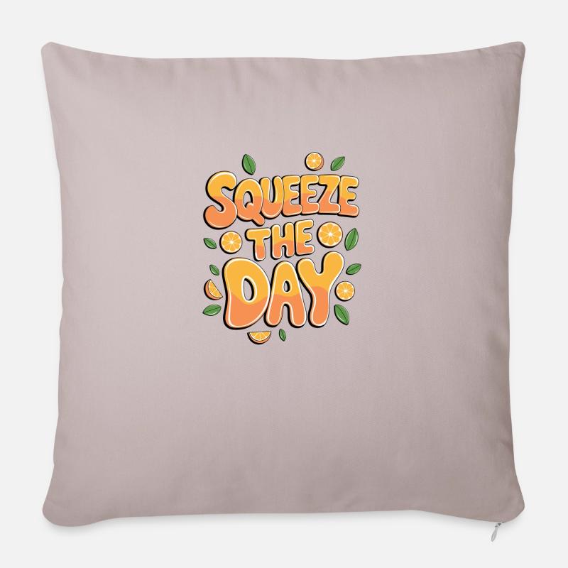 Squeeze The Day - Sofakissenbezug 45 x 45 cm - helles Taupe