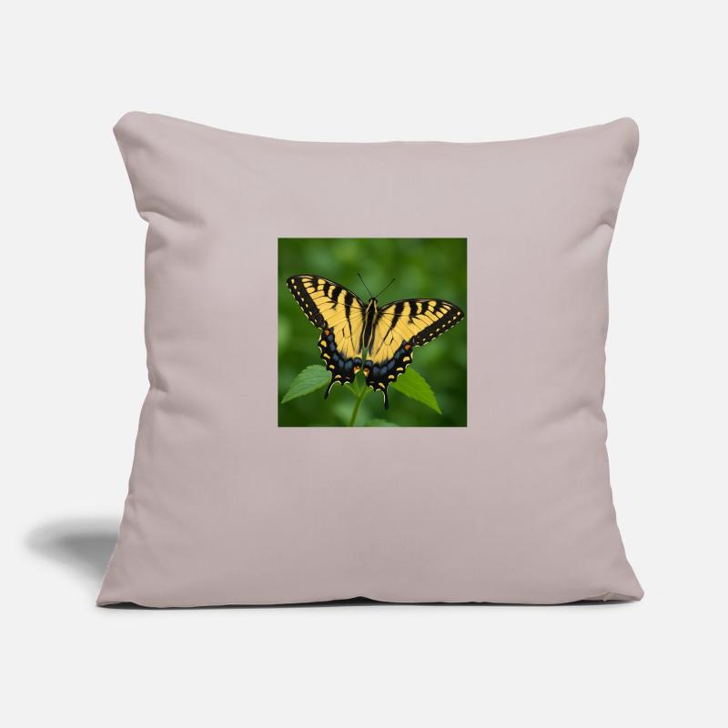 Machaon tigré de l’Est Housse de coussin décorative 45 x 45 cm