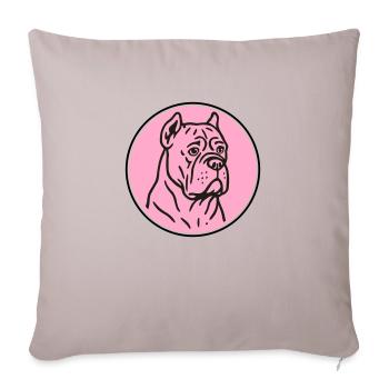 Mastif - Sofa pillowcase 17,3'' x 17,3'' (45 x 45 cm) - light taupe - Front