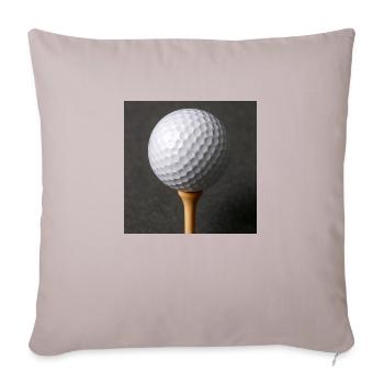 Sport - Golf - Housse de coussin décorative 45 x 45 cm - taupe clair - Devant