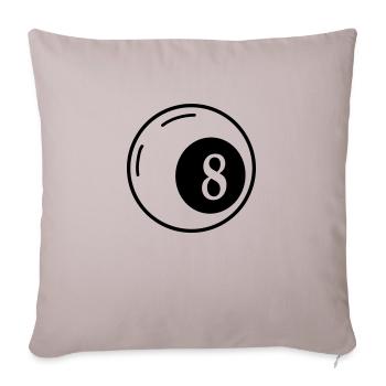 n°8 - Housse de coussin décorative 45 x 45 cm - taupe clair - Devant