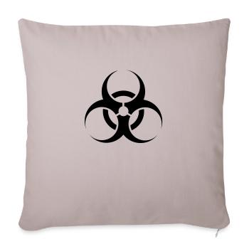 Biohazard - Housse de coussin décorative 45 x 45 cm - taupe clair - Devant
