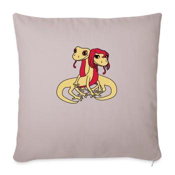 paar paerchen liebe 2 freunde verliebt frau weibli - Sofakissenbezug 45 x 45 cm - helles Taupe - Vorne