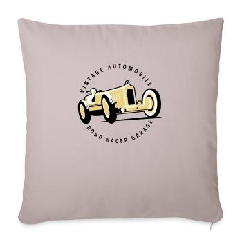 Car garage - Housse de coussin décorative 45 x 45 cm - taupe clair - Devant
