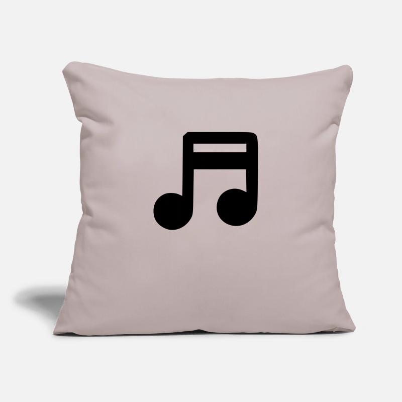 Musical note Sofa pillowcase 17,3'' x 17,3'' (45 x 45 cm)