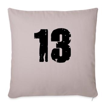 13 - Sofa pillowcase 17,3'' x 17,3'' (45 x 45 cm) - light taupe - Front
