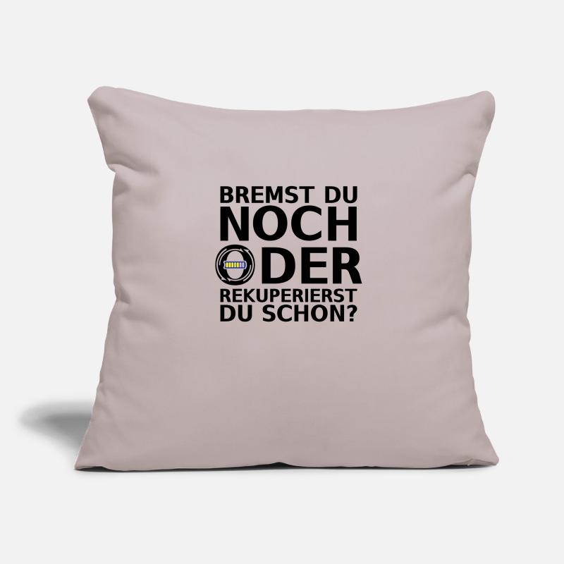 BREMST DU NOCH ODER REKUPERIERST DU SCHON? Elektro Sofakissenbezug 45 x 45 cm