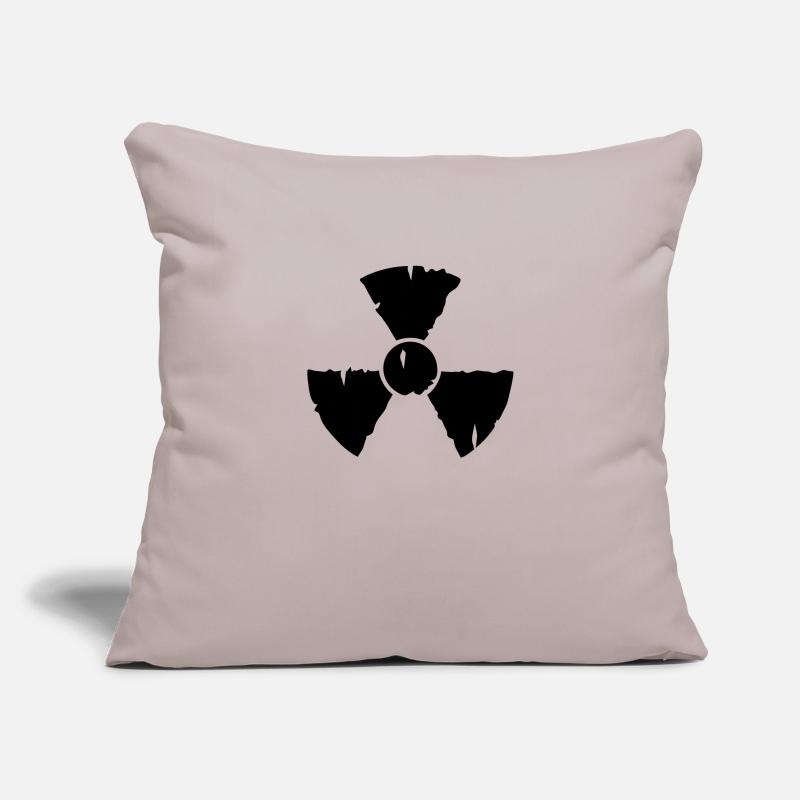 radio active / radioactive Sofa pillowcase 17,3'' x 17,3'' (45 x 45 cm)