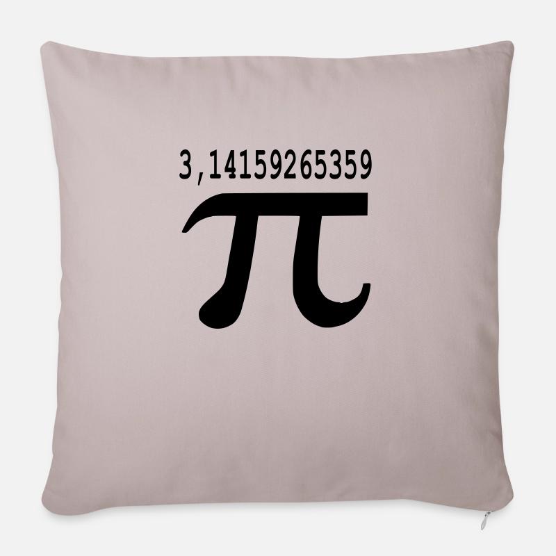 pi - Sofakissenbezug 45 x 45 cm - helles Taupe