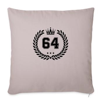 Coat of arms 64 - Sofa pillowcase 17,3'' x 17,3'' (45 x 45 cm) - light taupe - Front