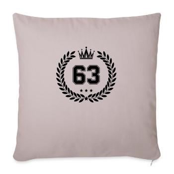 wappen 63 - Sofakissenbezug 45 x 45 cm - helles Taupe - Vorne