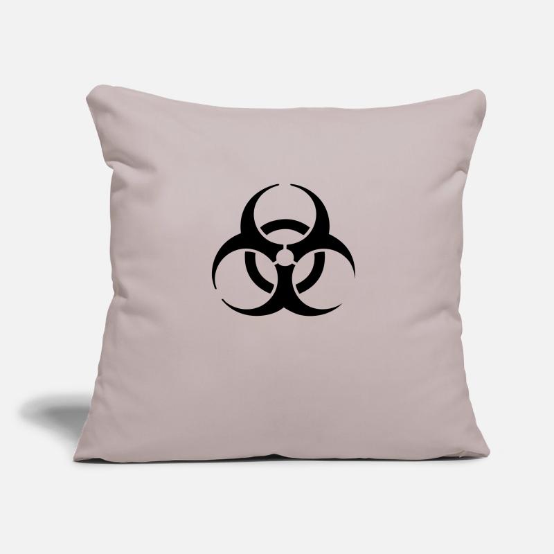 hardstyle biohazard Pullover Housse de coussin décorative 45 x 45 cm