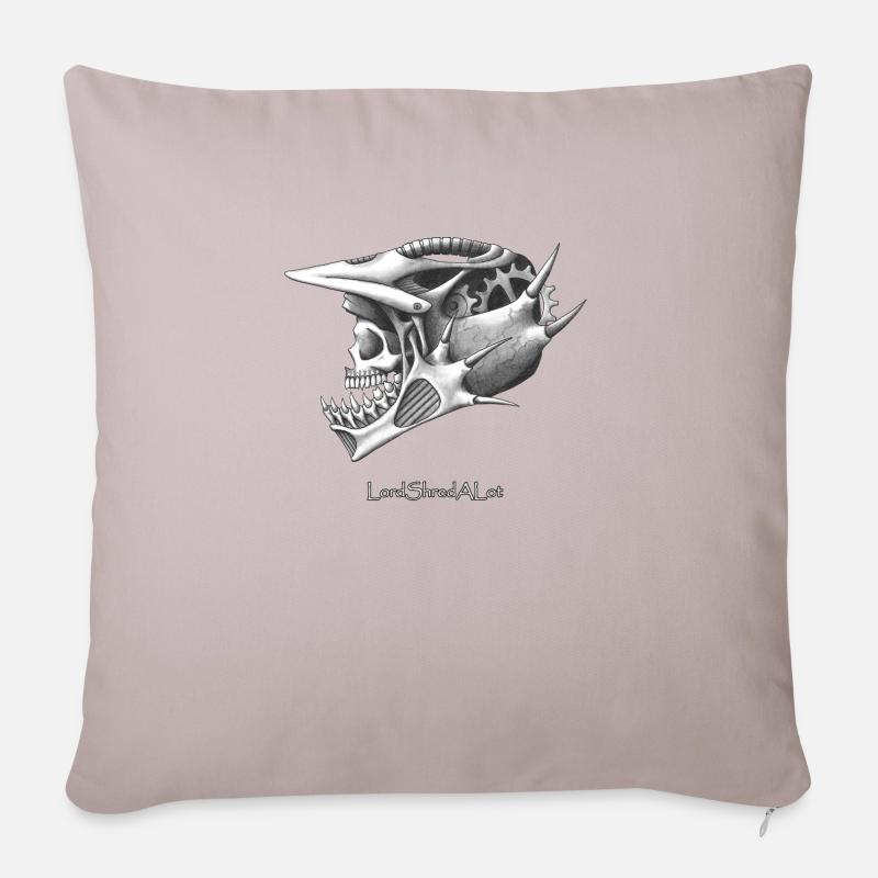 Crâne de descente - Housse de coussin décorative 45 x 45 cm - taupe clair