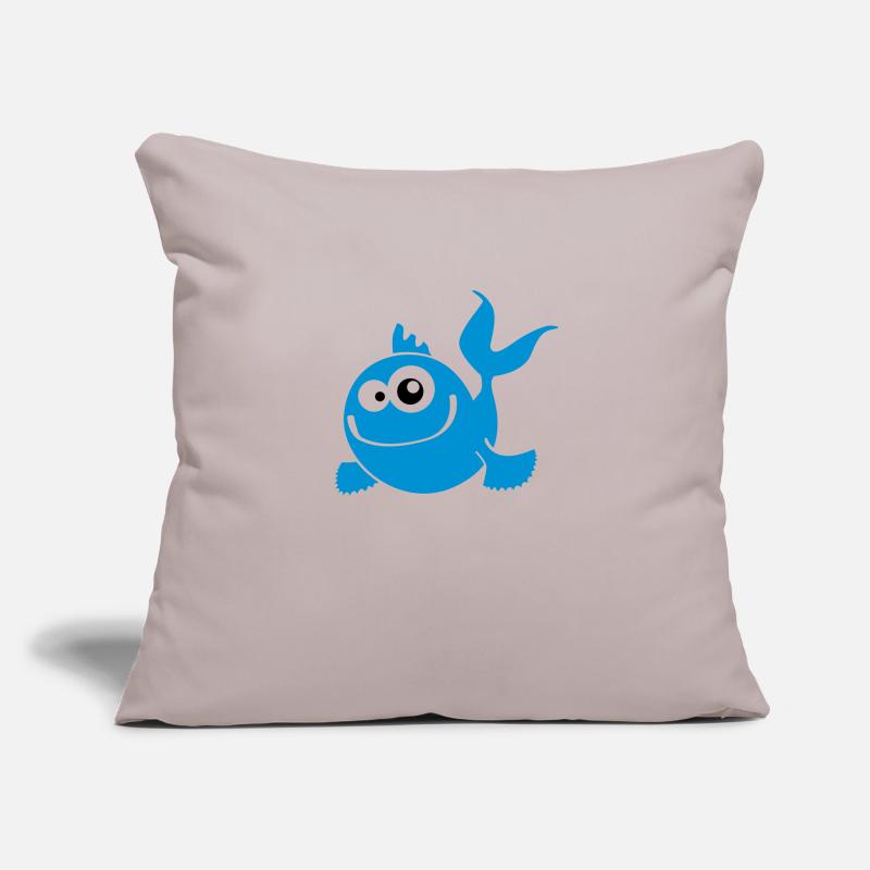 fish Sofa pillowcase 17,3'' x 17,3'' (45 x 45 cm)