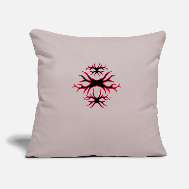 tattoo Housse de coussin décorative 45 x 45 cm