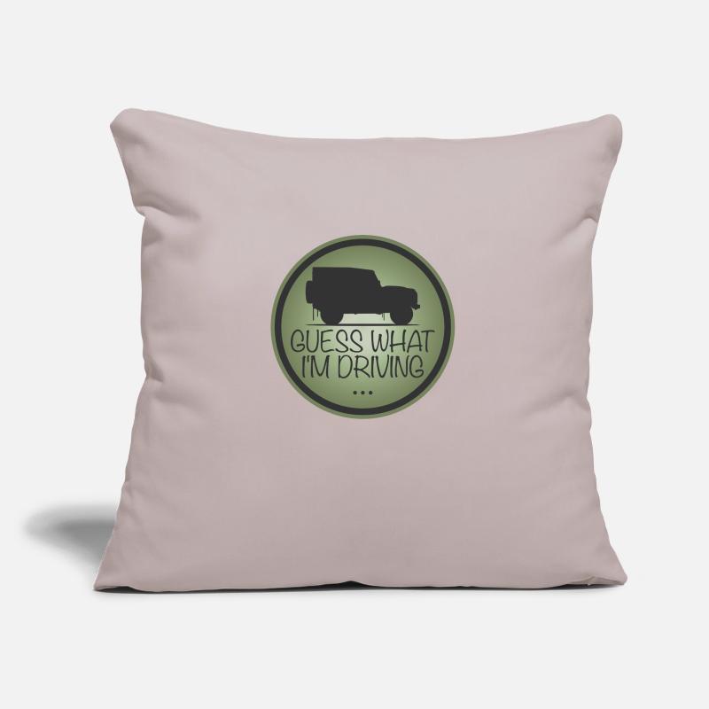 Defender - Devinez ce que je conduis Housse de coussin décorative 45 x 45 cm