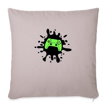 Gamer Gamepad Blobs - Sofa pillowcase 17,3'' x 17,3'' (45 x 45 cm) - light taupe - Front