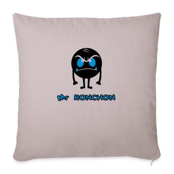 mr_ronchon - Housse de coussin décorative 45 x 45 cm - taupe clair - Devant