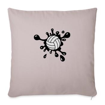Volleyball Splash - Housse de coussin décorative 45 x 45 cm - taupe clair - Devant