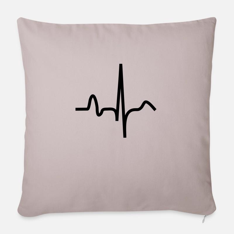 EKG - Sofakissenbezug 45 x 45 cm - helles Taupe
