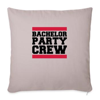 Bachelor Party Crew - Sofa pillowcase 17,3'' x 17,3'' (45 x 45 cm) - light taupe - Front