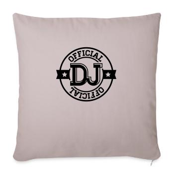 official_dj_1__f1 - Housse de coussin décorative 45 x 45 cm - taupe clair - Devant