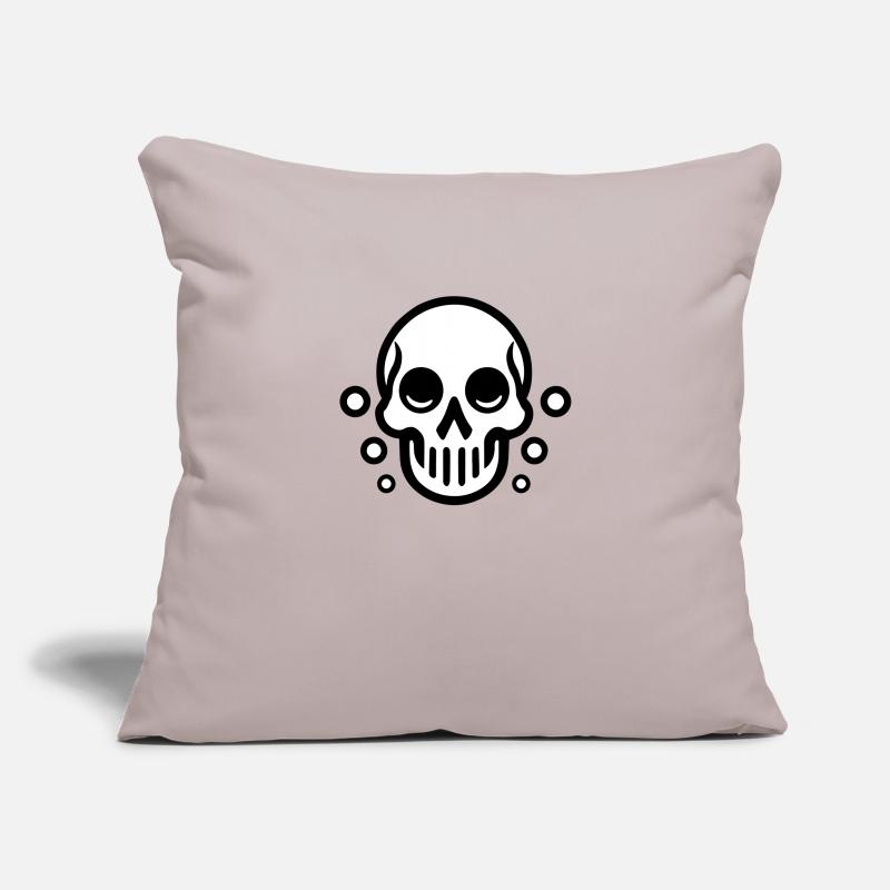 Bubble Skull - Comic Design Sofa pillowcase 17,3'' x 17,3'' (45 x 45 cm)