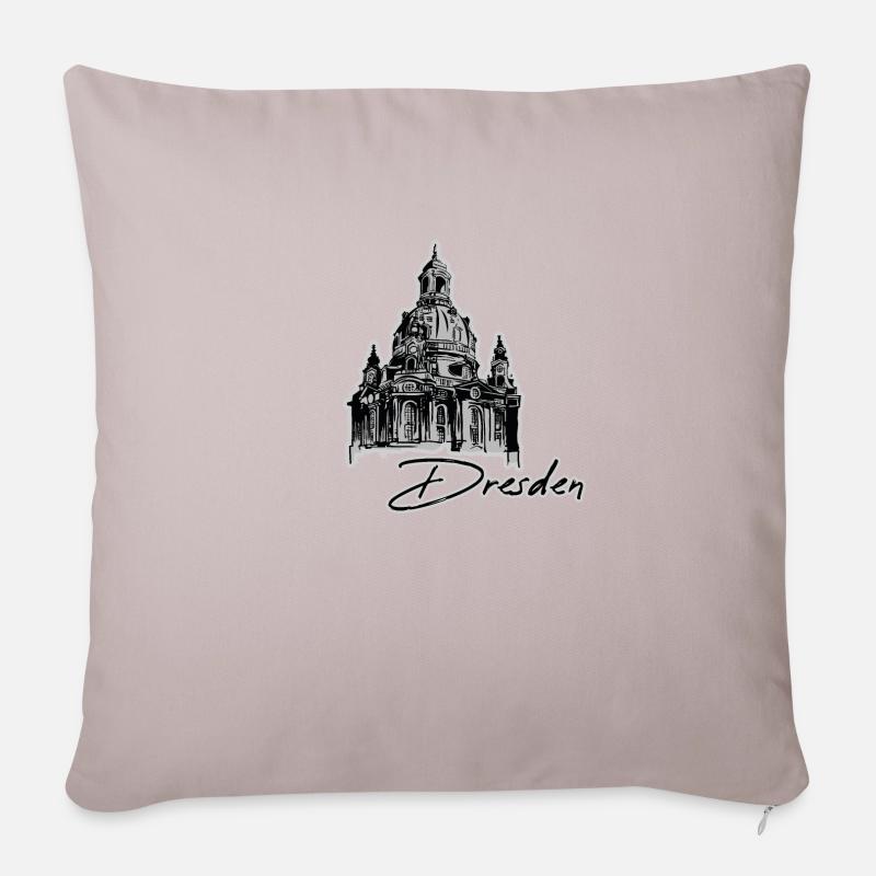 Dresden - Sofakissenbezug 45 x 45 cm - helles Taupe