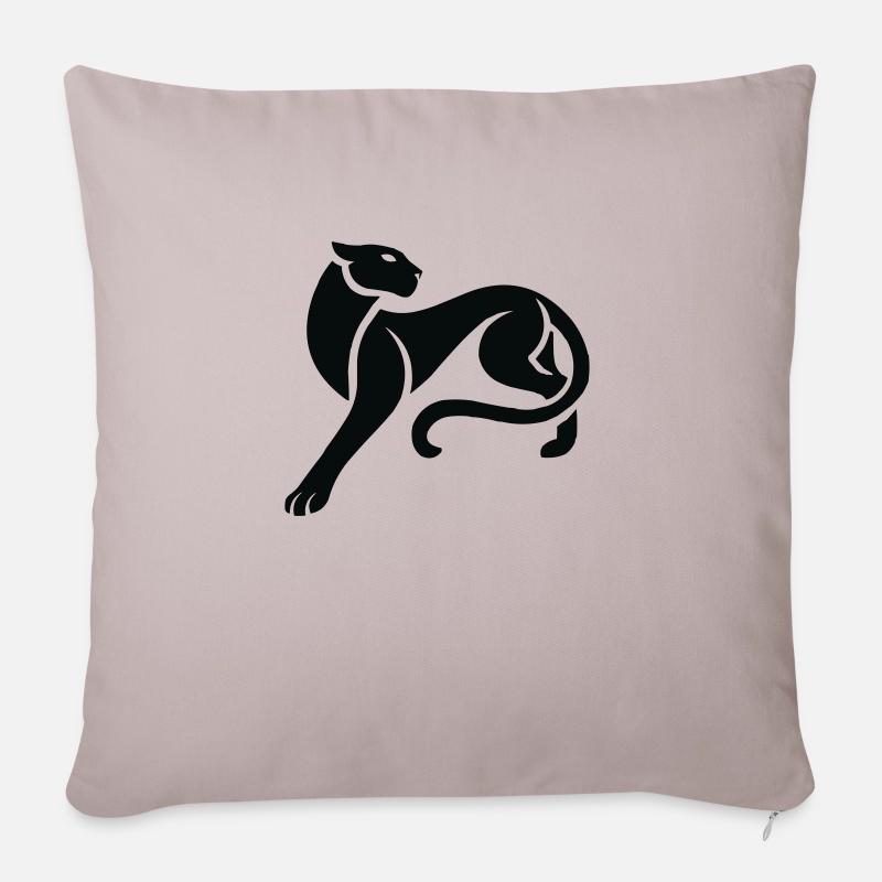 panther - Sofakissenbezug 45 x 45 cm - helles Taupe