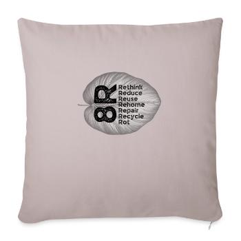 Eco Eco9 - Sofakissenbezug 45 x 45 cm - helles Taupe - Vorne