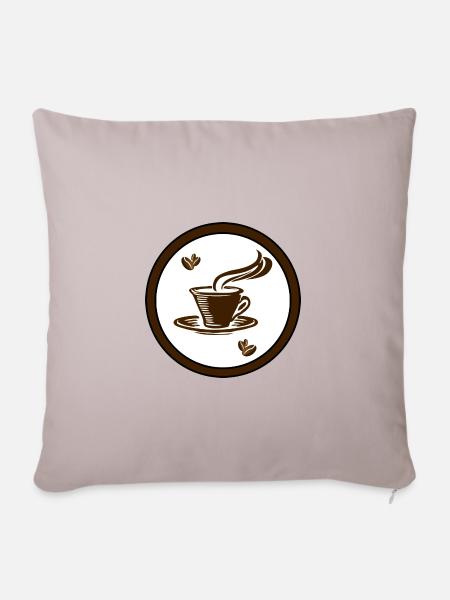 Cafe - Sofakissenbezug 45 x 45 cm - helles Taupe
