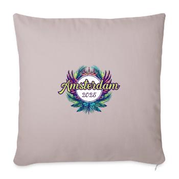 Amsterdam 2025 Team - Sofa pillowcase 17,3'' x 17,3'' (45 x 45 cm) - light taupe - Front