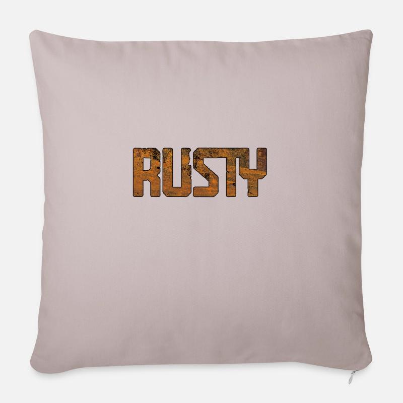 rusty - Sofakissenbezug 45 x 45 cm - helles Taupe