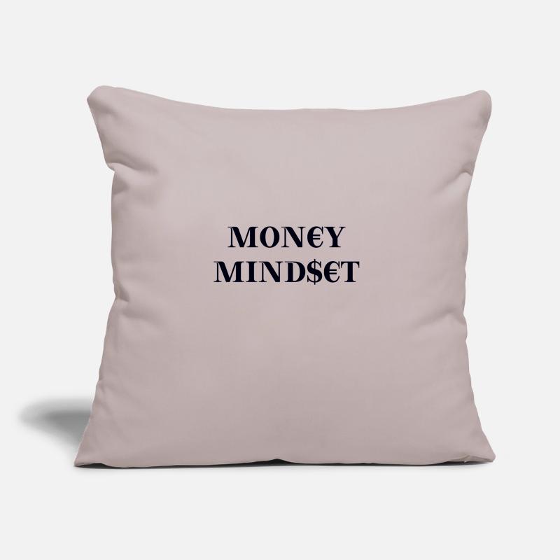 Money Mindset MON€Y MIND$€T Geschenkidee Sofakissenbezug 45 x 45 cm