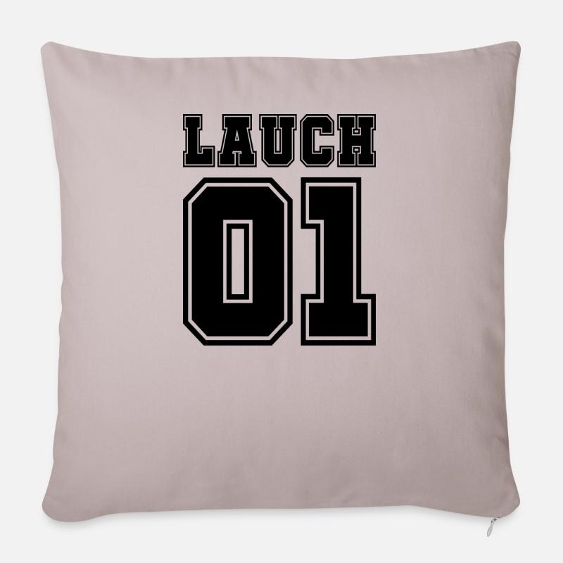 Lauch 01 King Lauch Spruch Geschenk - Sofakissenbezug 45 x 45 cm - helles Taupe