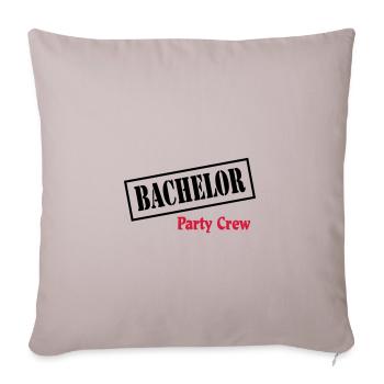 Équipage de célibataire - Housse de coussin décorative 45 x 45 cm - taupe clair - Devant