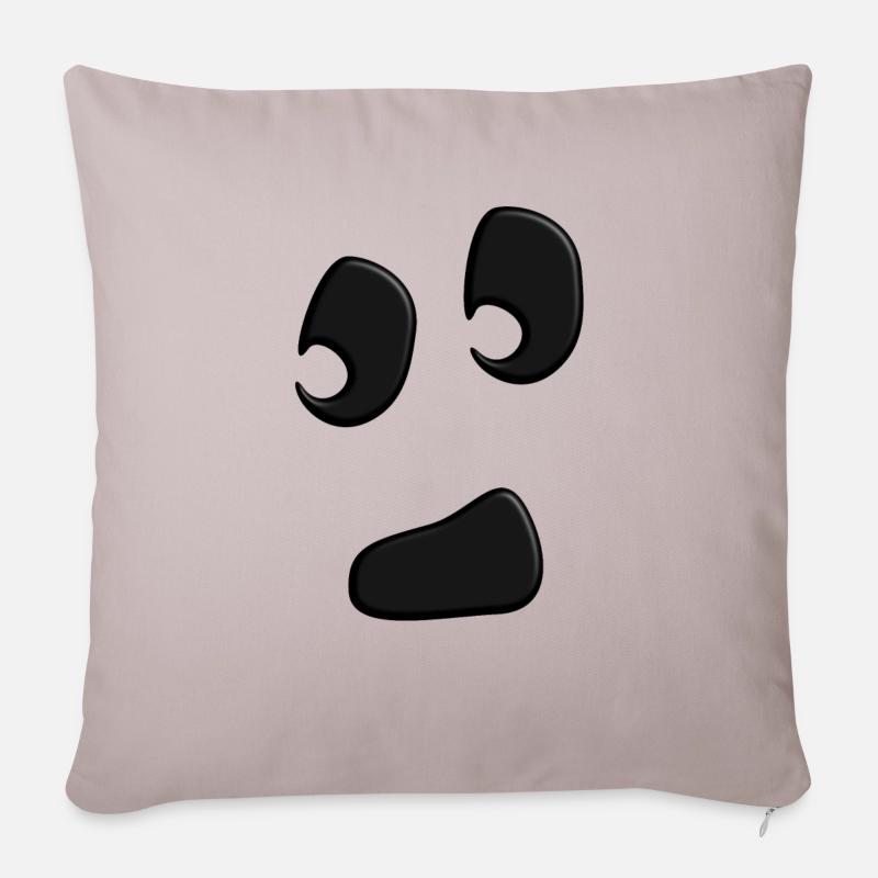 Halloween Gespenst - Sofakissenbezug 45 x 45 cm - helles Taupe