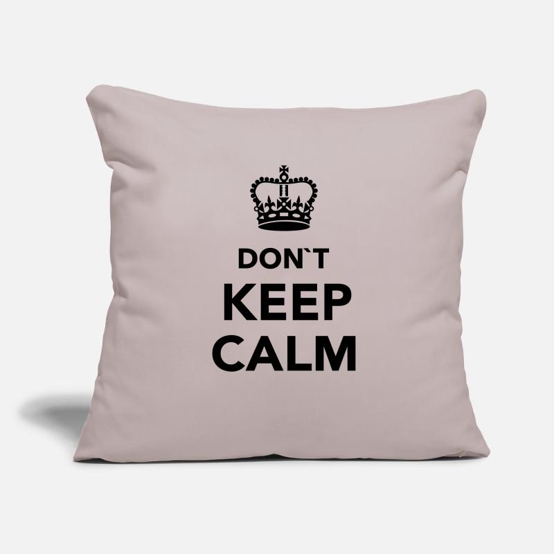 Don't Keep calm Housse de coussin décorative 45 x 45 cm