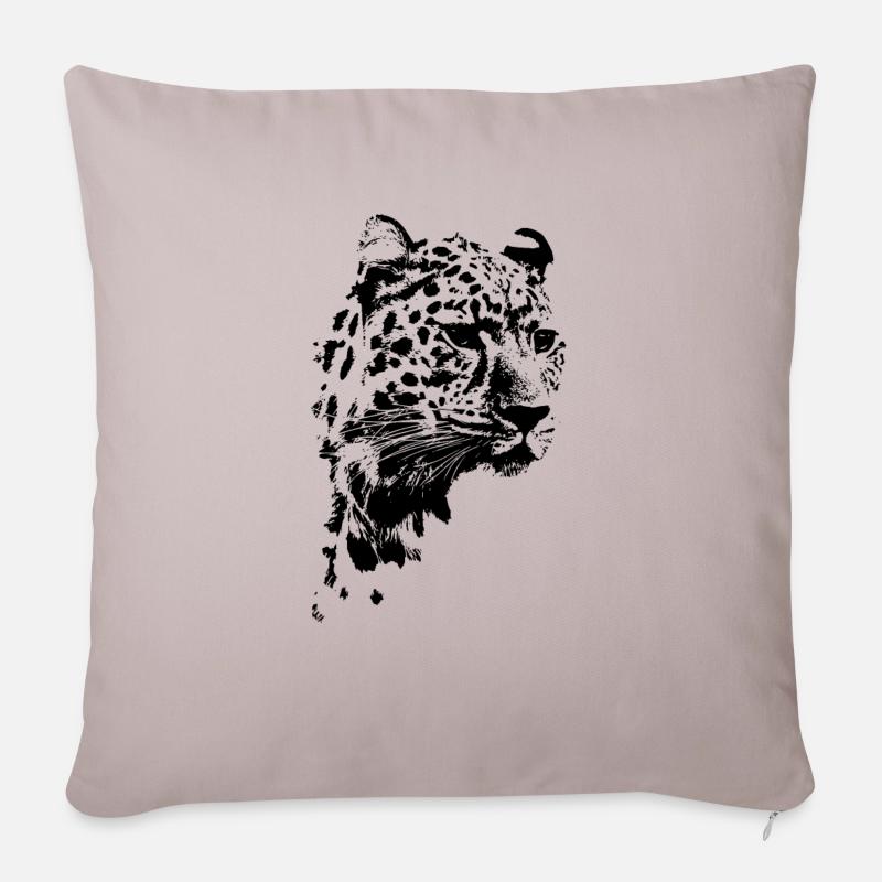Gepard - Sofakissenbezug 45 x 45 cm - helles Taupe