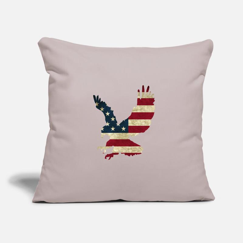 Bald eagle Sofa pillowcase 17,3'' x 17,3'' (45 x 45 cm)