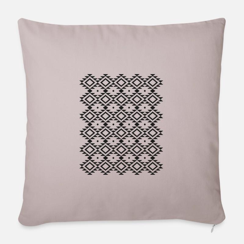aztec - Sofakissenbezug 45 x 45 cm - helles Taupe