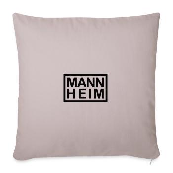 Mannheim - Sofakissenbezug 45 x 45 cm - helles Taupe - Vorne