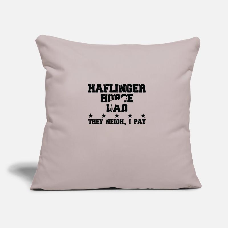 Pferdevater - Haflinger Pferd Sofakissenbezug 45 x 45 cm